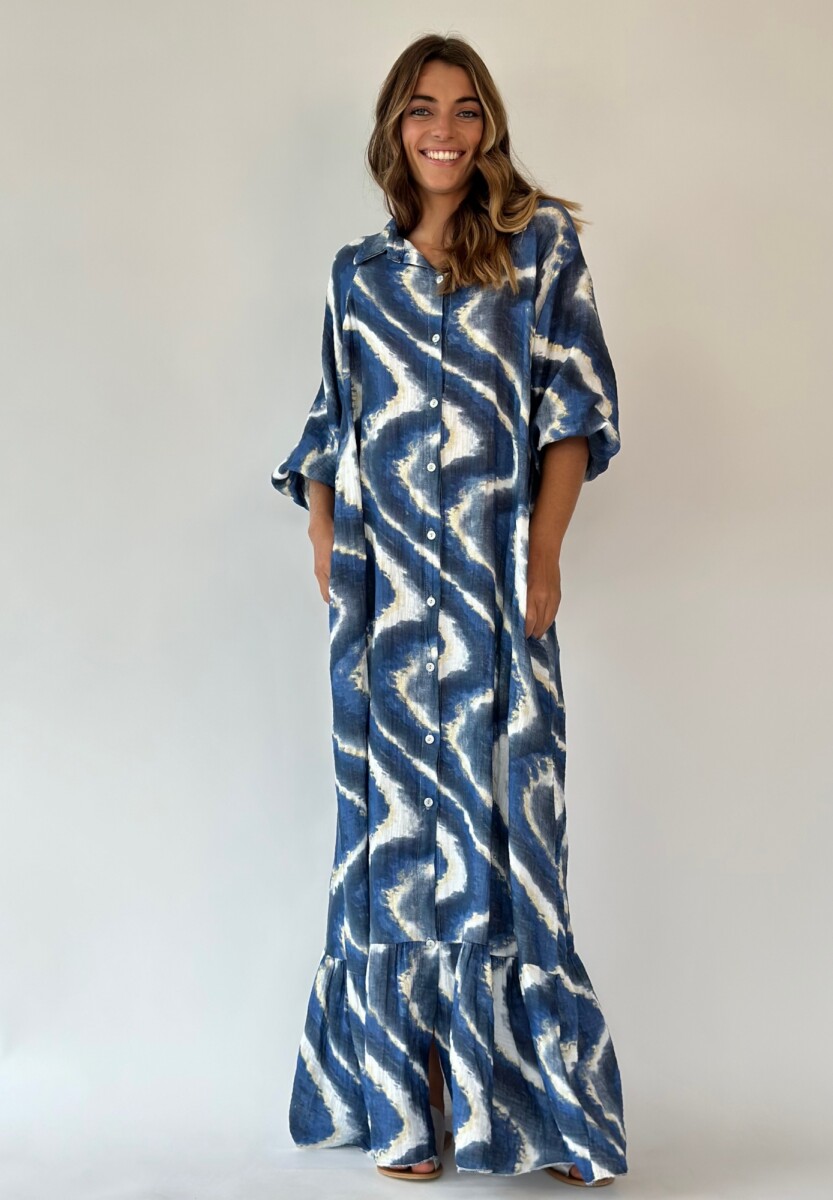 VESTIDO AGRIMONTE - AZUL 