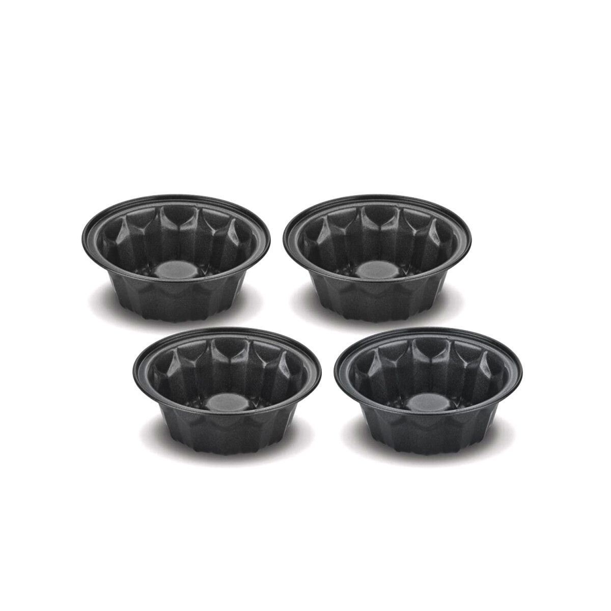 Mini Molde Cuisinart Acero 4 Por Set - Negro 