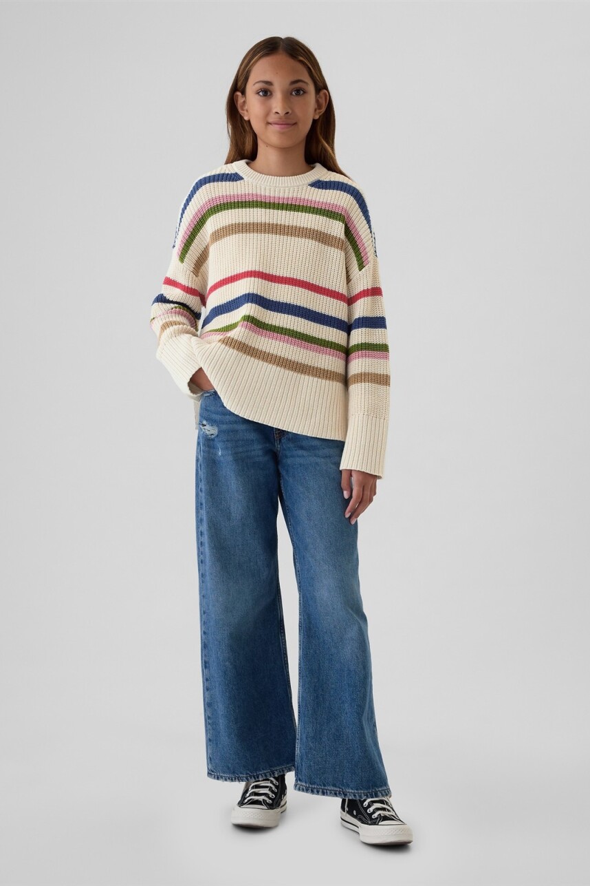 Buzo A Rayas Niña Multi Stripe