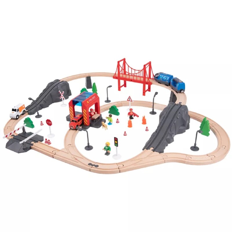 tooky toy pista de trenes grande 70 pzs tooky toy pista de trenes grande 70 pzs