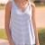 Blusa Casual. RAYAS CELESTES