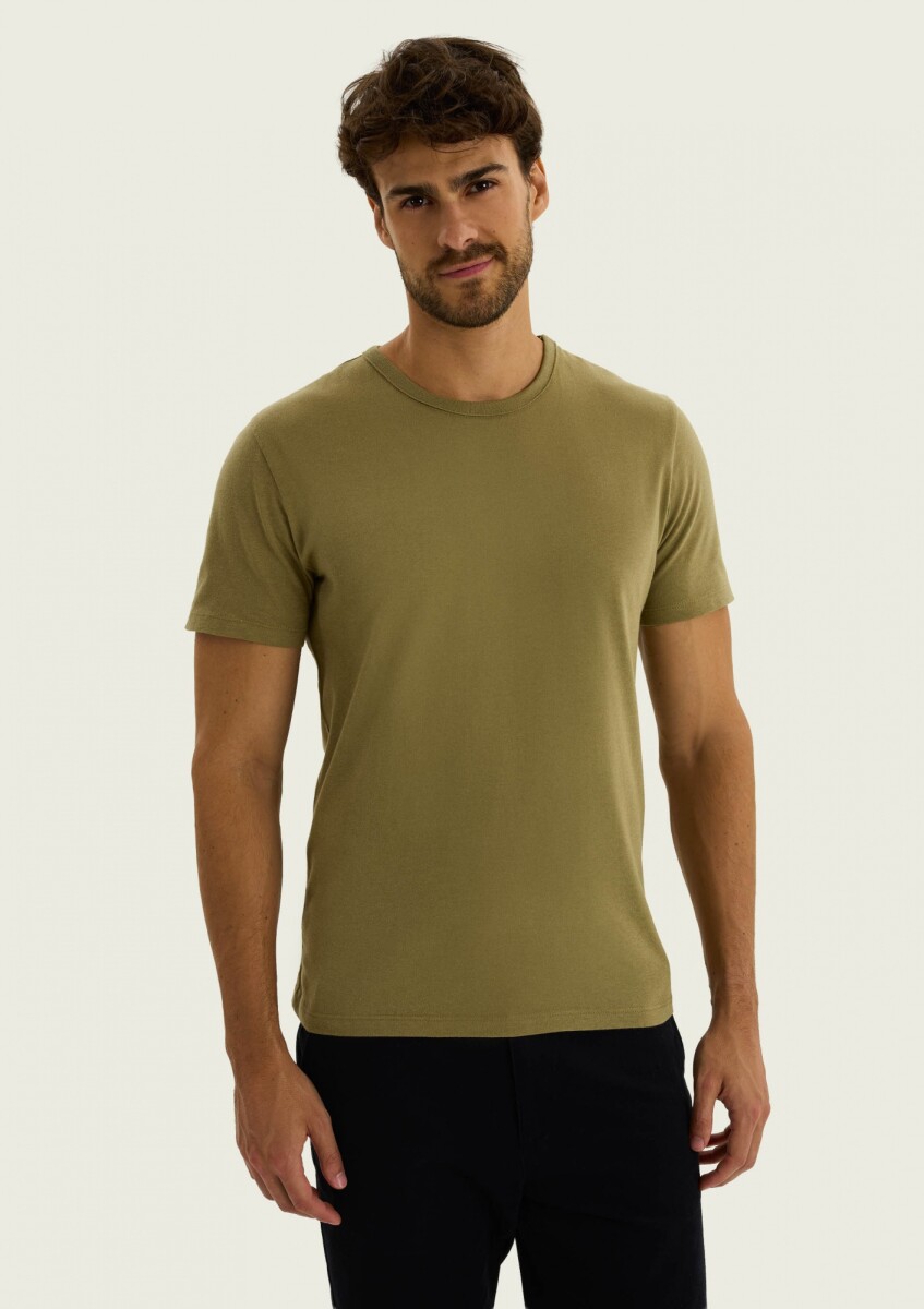 CAMISETA MANGA CORTA SLIM - T-SHIRT MM MASC 