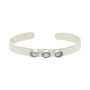 Pulsera Rigida Karvik Peridoto Plata 925 0
