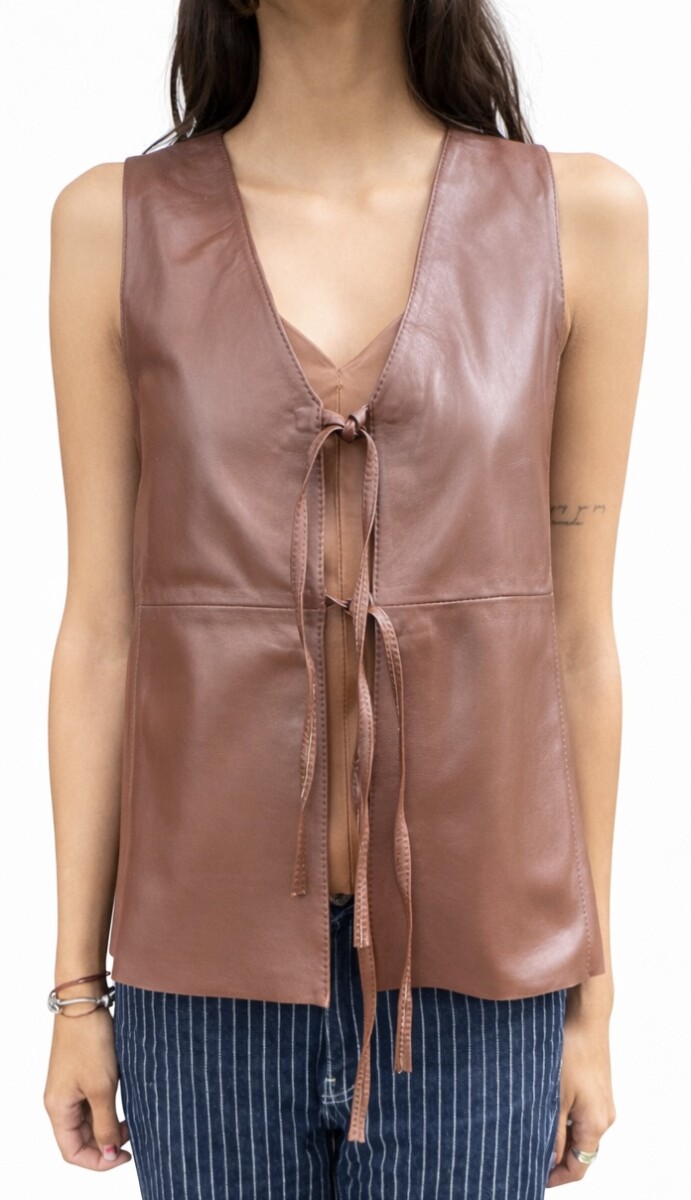 Chaleco Juno - Cognac 