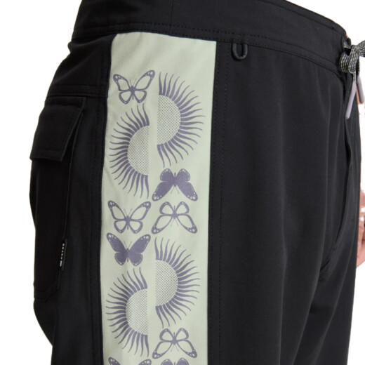 Boardshort Roark Passage Hemp - Negro Boardshort Roark Passage Hemp - Negro