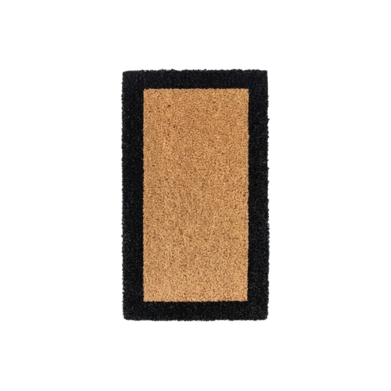ALFOMBRA ENTRADA COCO/GOMA BEIGE COMB 33X60CM Unica