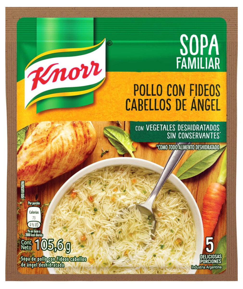 SOPA KNORR POLLO C/CABELLO DE ANGEL 