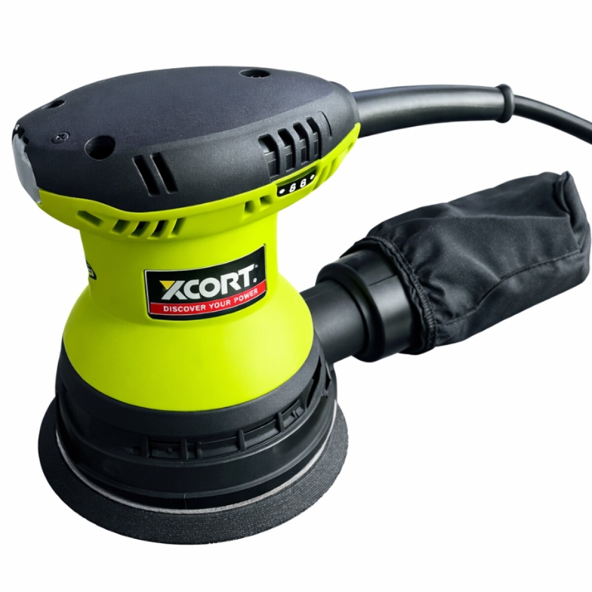 XCORT LIJADORA PROFESIONAL EXCENTRICA ROTO ORBITAL CIRCULAR 6 VEL 125MM 300W 