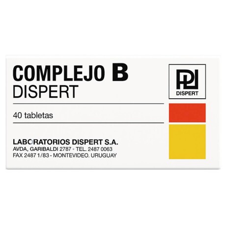 Complejo B Dispert 40 Tabletas Complejo B Dispert 40 Tabletas