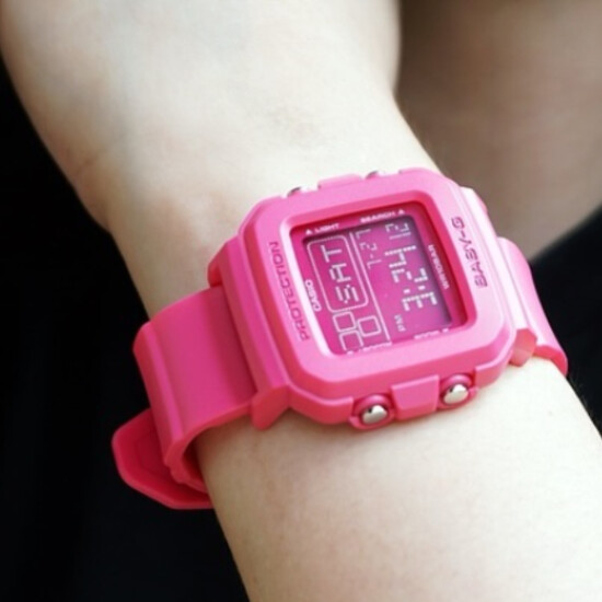 Reloj CASIO BABY-G BGD10K-4DR Resina Fucsia Esfera 40mm 0