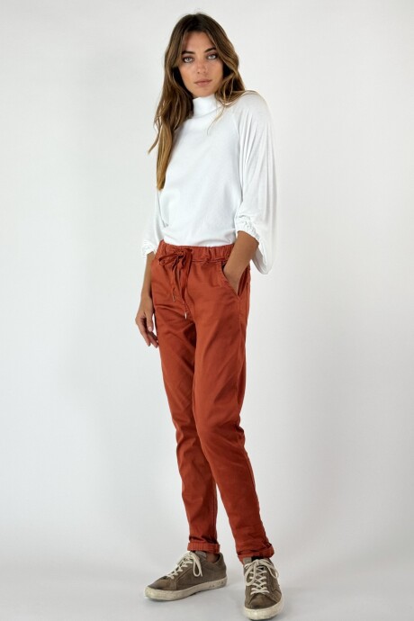 PANTALON NICOLETTA LADRILLO