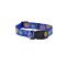 COLLAR REGULABLE 40-60 CM AZUL CON LUNARES