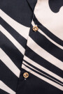 CAMP-COLLAR BOXY SHIRT Marble Black