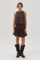 Falda Blair Chocolate