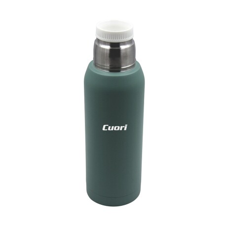 Termo 1Lt Acero Inox Térmico Recubierto c/ Tapa Cuori Ícaro Verde