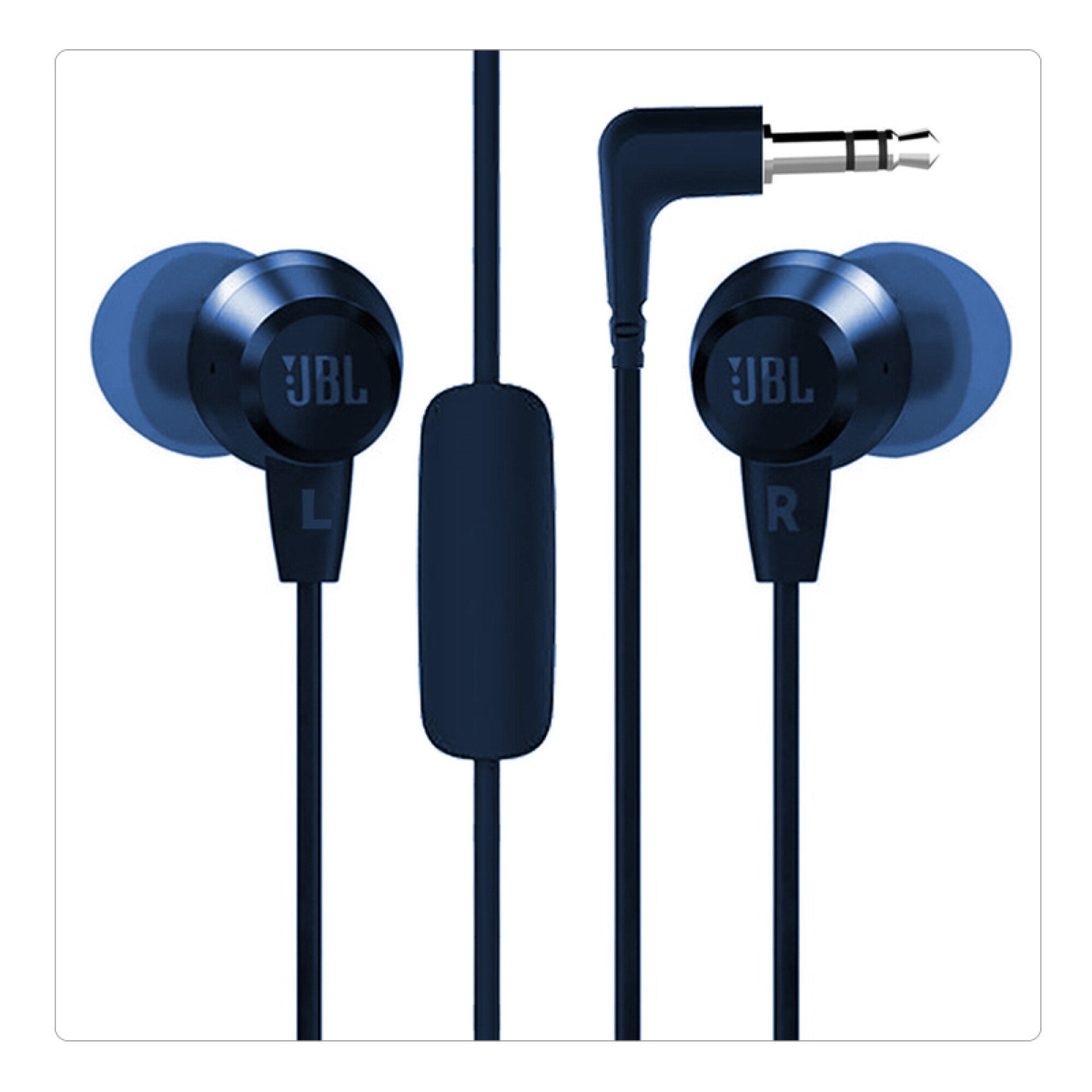 JBL T110 Auriculares con Micrófono Azules