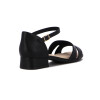 Sandalias Comfortflex Taco 4cm Negro