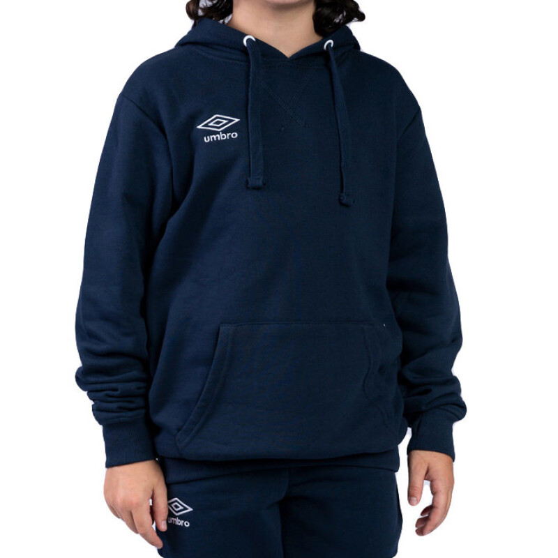 Canguro Infantil Umbro C/ Capucha Junior Azul Marino