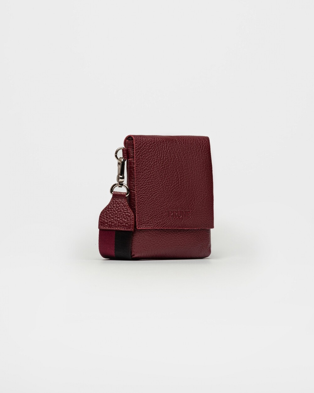 Mini Bag Olivia En Cuero Graneado Bordeaux