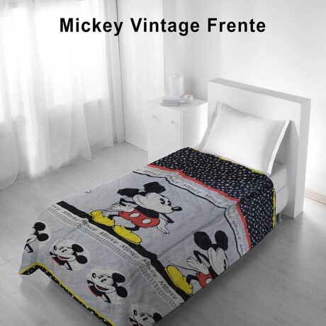 Acolchado Mickey Vintage 1 Plaza Reversible 001