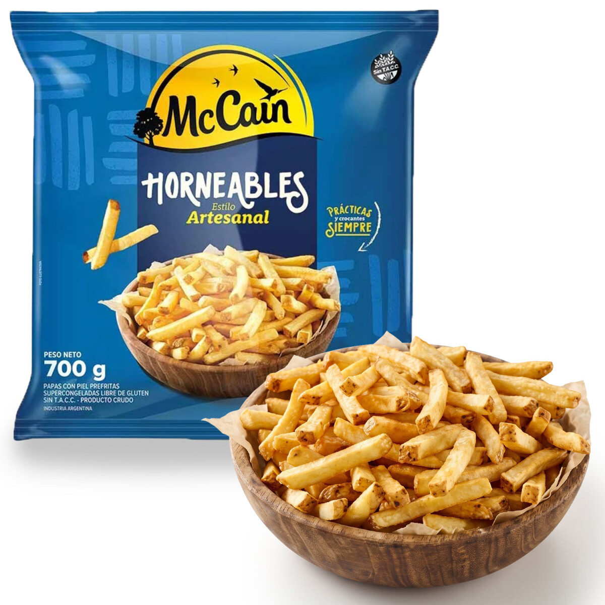 Papas Fritas McCain Artesanal 700 Grs 