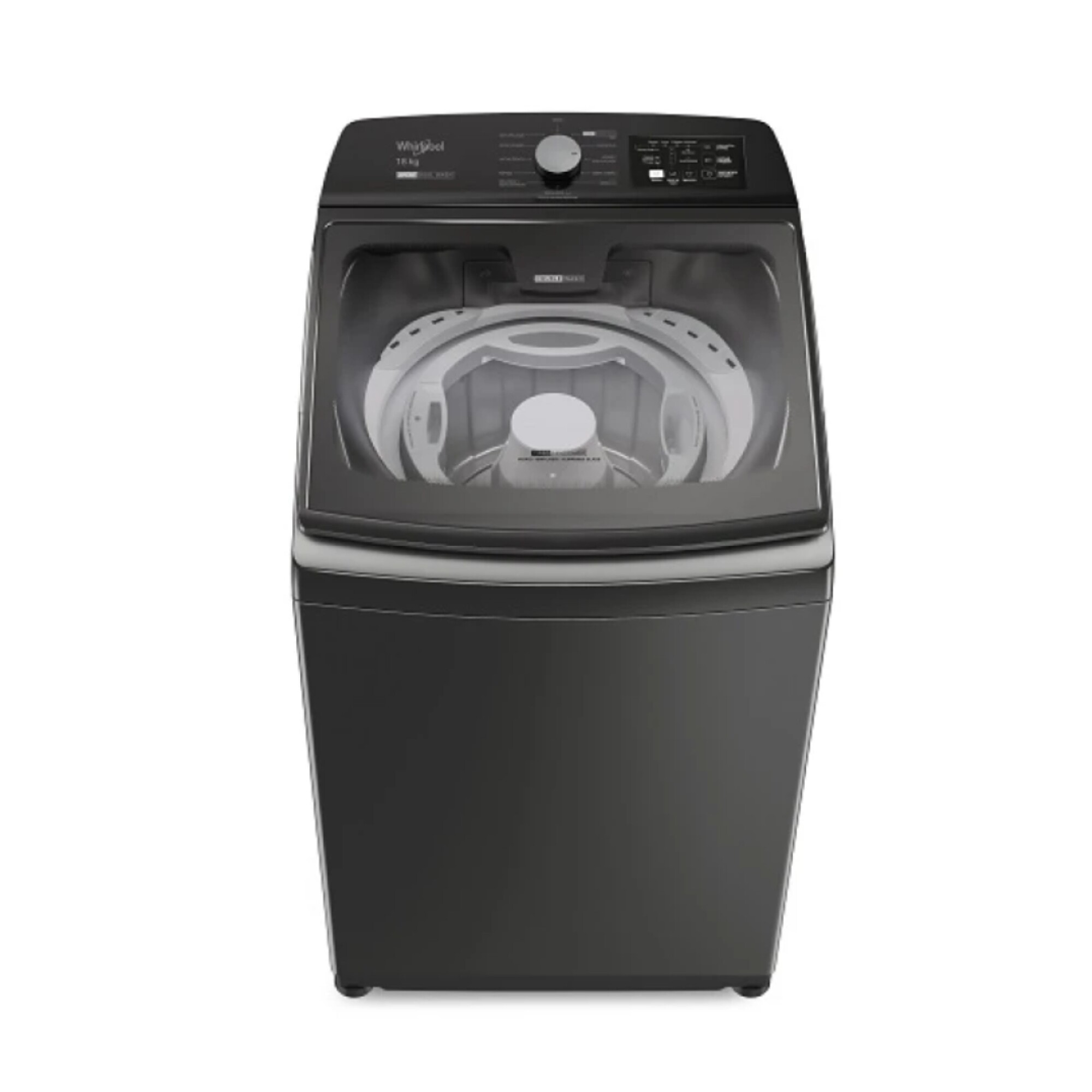 Lavarropas Whirlpool Dual Wash 18Kg Carga Superior Titanium
