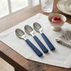 UNA Set 3 Cucharas te M.Plastico Azul 83345/28 UNA Set 3 Cucharas te M.Plastico Azul 83345/28