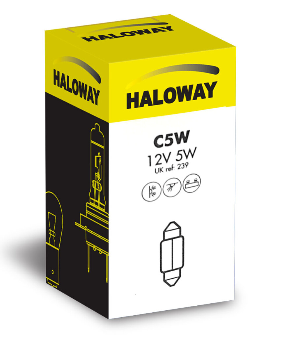 LAMPARA - C5W 12V =00204 HALOWAY 