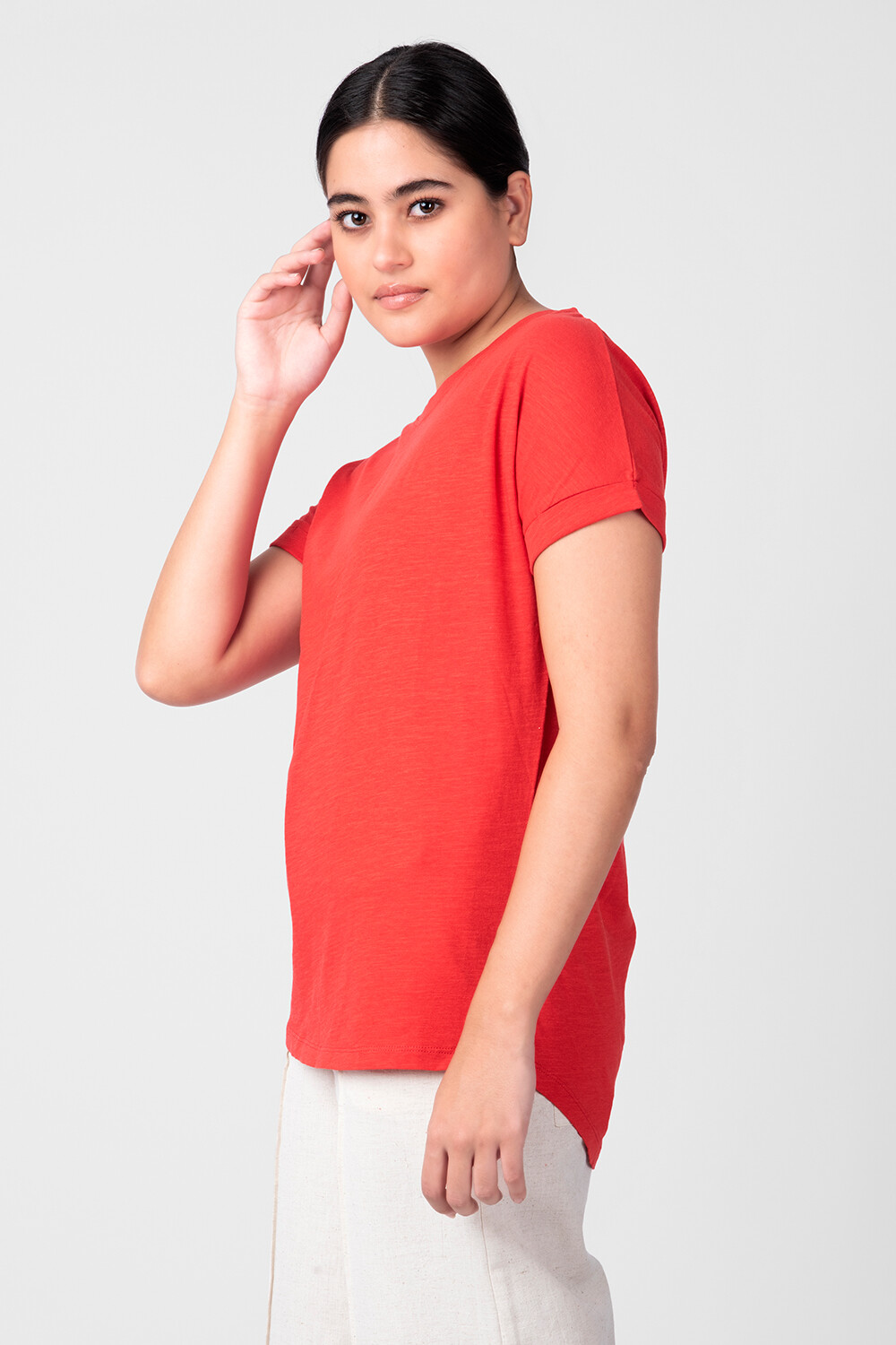 Remera Zeth Rojo Coral
