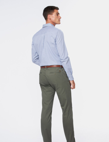 PANTALÓN CLÁSICO Verde Oscuro