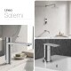JUEGO COMPLETO DE GRIFERIA CROMO AQUALIA LINEA SALEMI CROMO