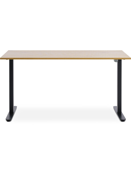 Escritorio altura reg SVANEKE 70x140 color roble/neg Escritorio altura reg SVANEKE 70x140 color roble/neg