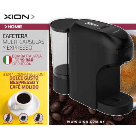 cafetera 3 usos, nespresso, dolce gusto y café molido COLOR UNICO