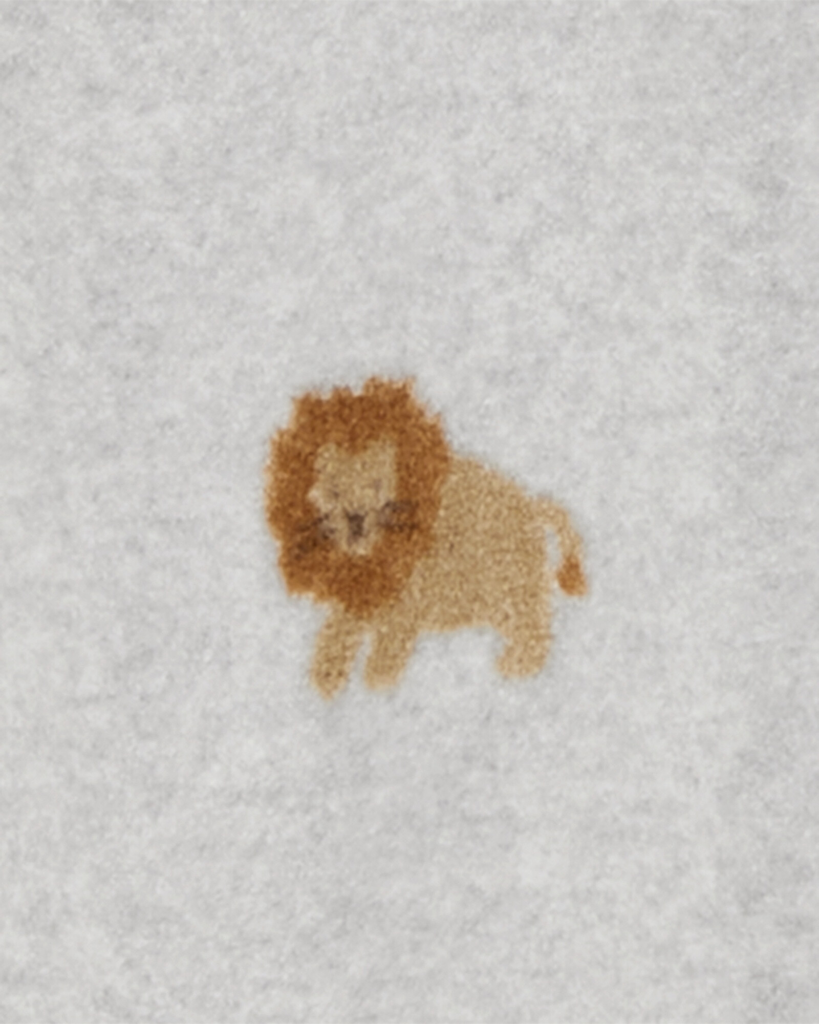 Pijama uno pieza de micropolar, con pie, diseño leones Pijama uno pieza de micropolar, con pie, diseño leones