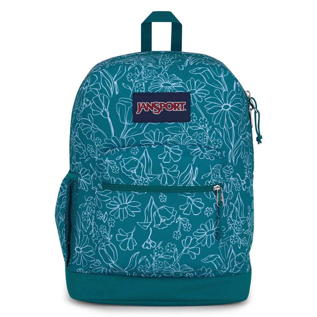 Cross Town Plus - Delightful Daisies Green 