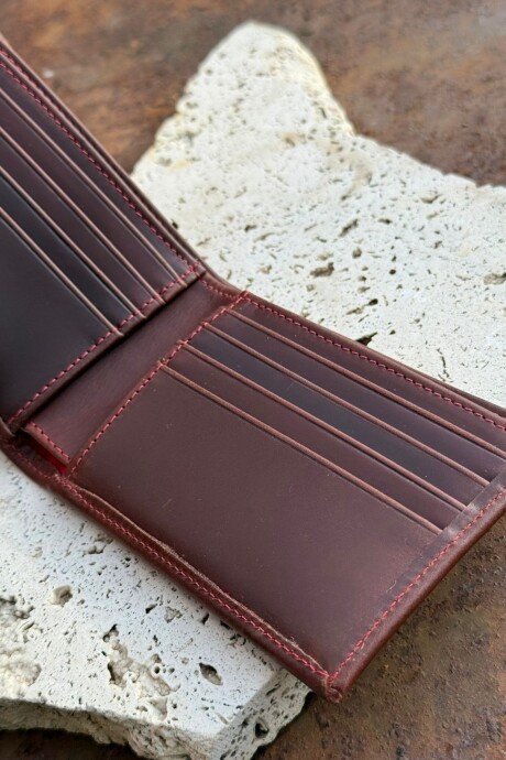 Billetera Men Chocolate / Rojo