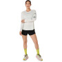 Polo Running Fujitrail Logo LS Top Mujer Cream