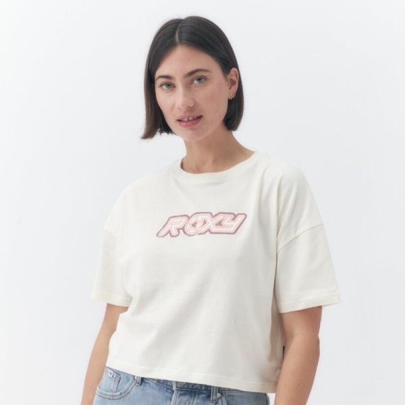 Remera corta Roxy Crudo