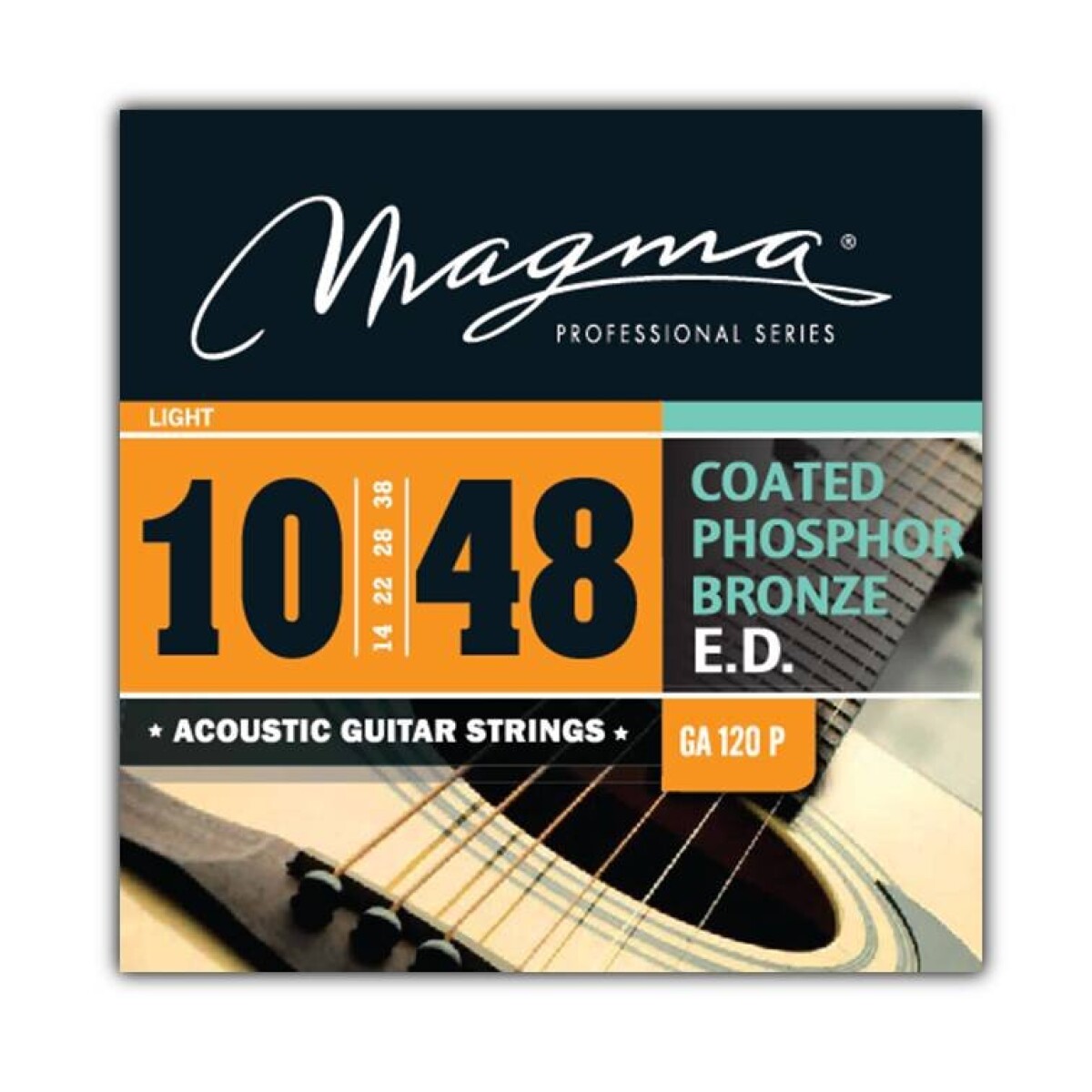 Encordado Guitarra Acustica Magma Coated PB .010 GA120P 