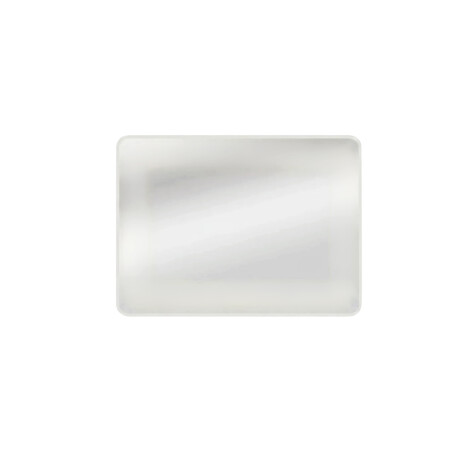 Espejo Horizontal Lumax Xindi Marco Rectangular 90 x 70cm Blanco