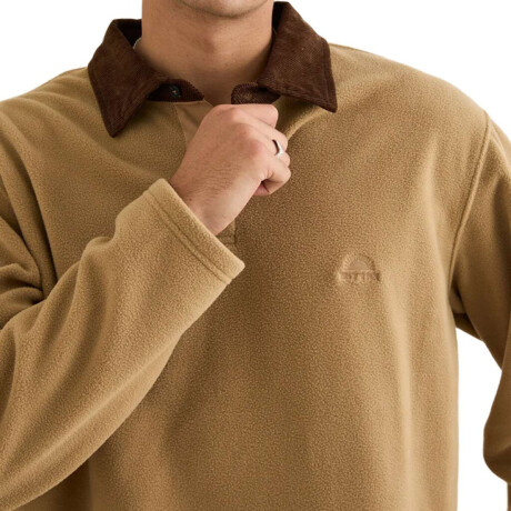 Buzo Rhythm Awake Polar Fleece Polo Beige