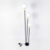 LAMPARA LED TRIPLE BCA C/BASE METAL NEGRO 25X157CM Unica