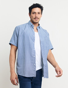 012656 CAMISA HARRINGTON LABEL Azul Osc/bla
