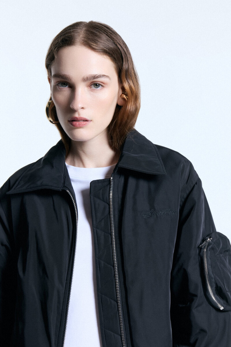 BOMBER MILA Negro