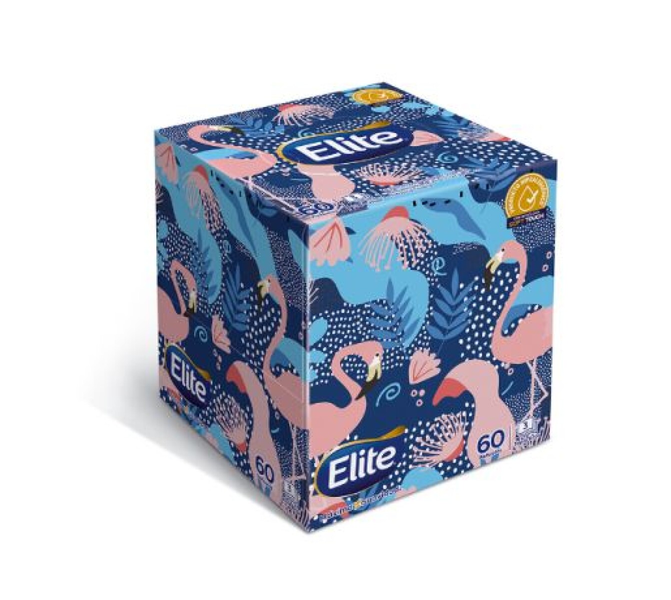 ELITE PAÑUELOS DESCARTABLES CUBO 60 UNIDADES 