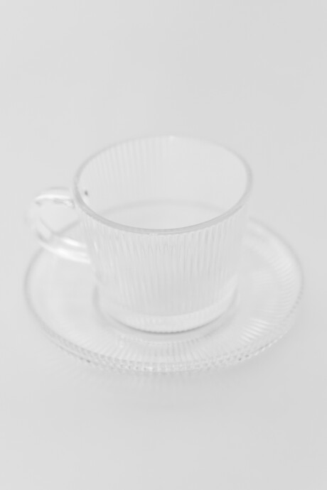Taza Con Plato Color Unico