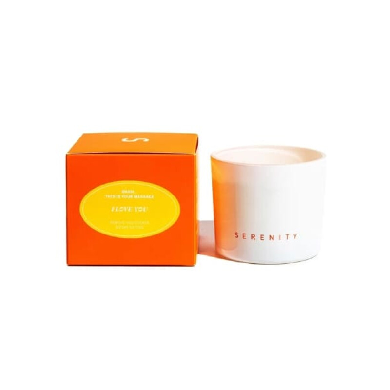 Vela Aromatica 250g Mensaje Oculto Orange & Grapefruit