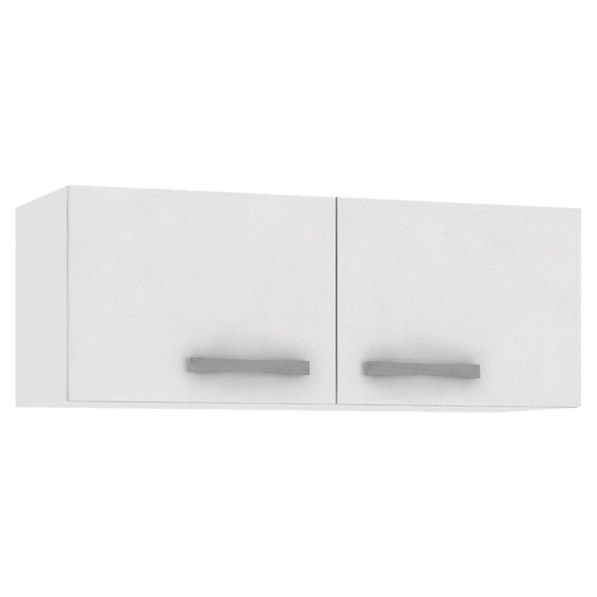 [ OUTLET ] Mueble Aereo de 2 puertas s/estante interior natural 80x29x30cm Blanco 