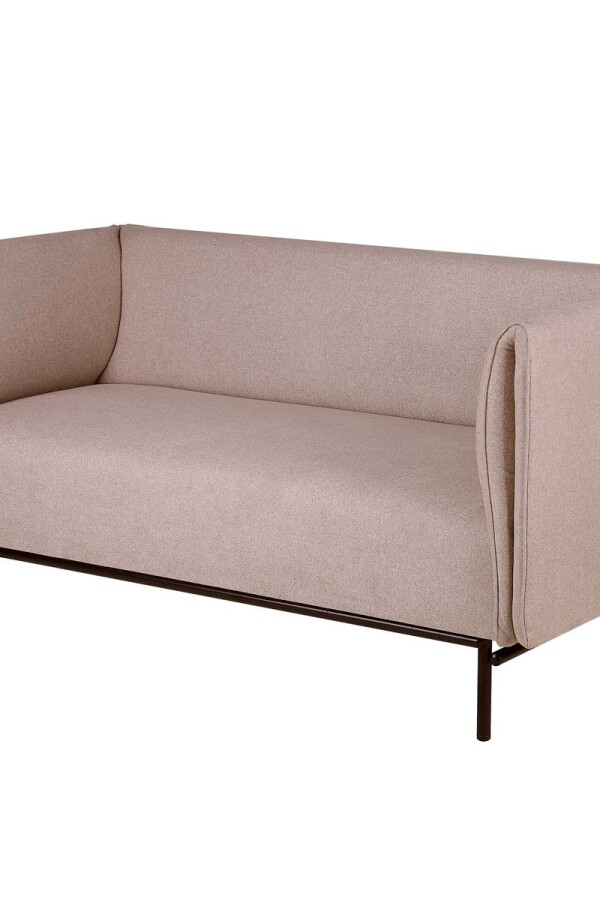 Sofá modelo Box 2P, Beige Beige