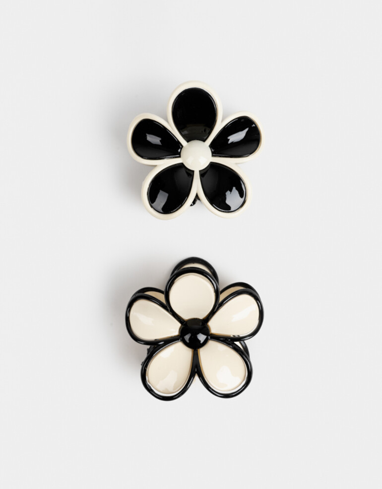 Broches Sets Flores Broche - Combinacion Bicolor